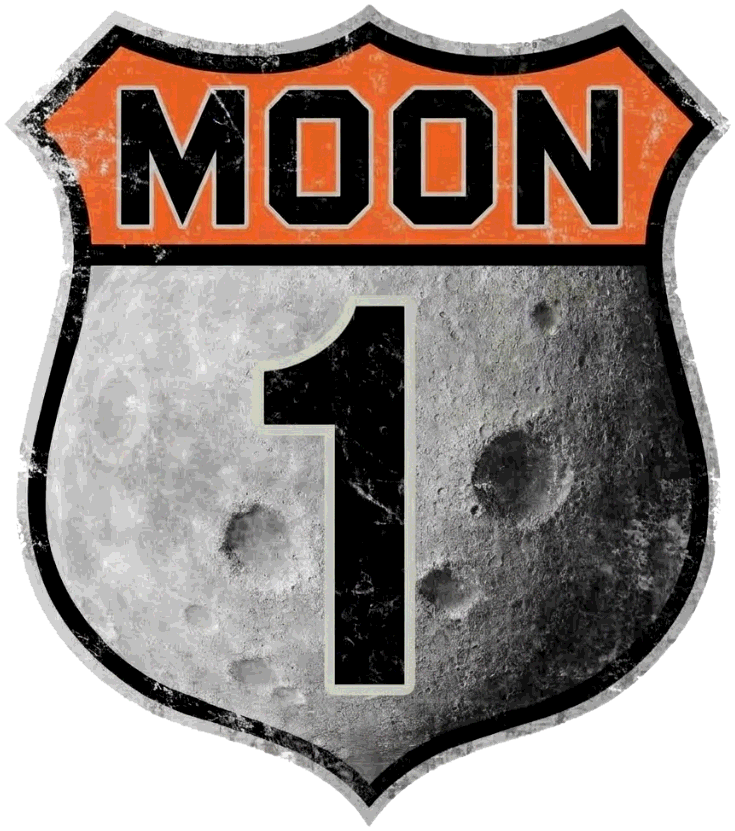 Moon 1 route shield